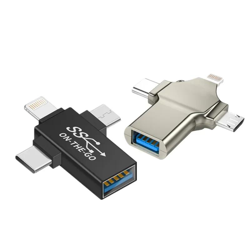 ũ USB Ʈ 3.0 OTG , USB 3.0   ȯ, º ϵ ũ ̺,  C Ÿ, 3 in 1